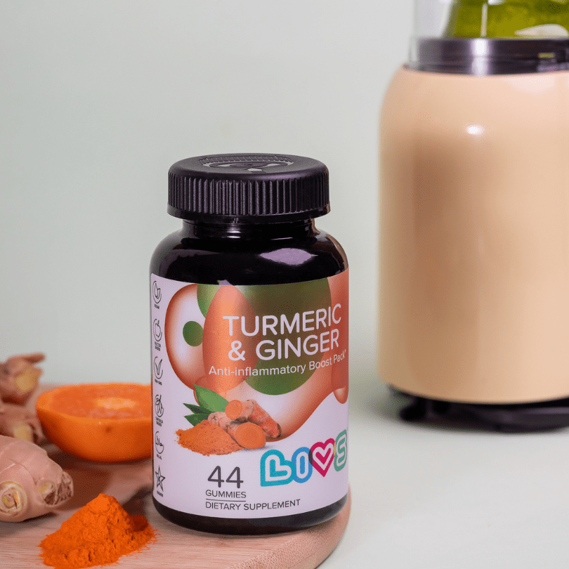 Vegan Turmeric and Ginger Gummies