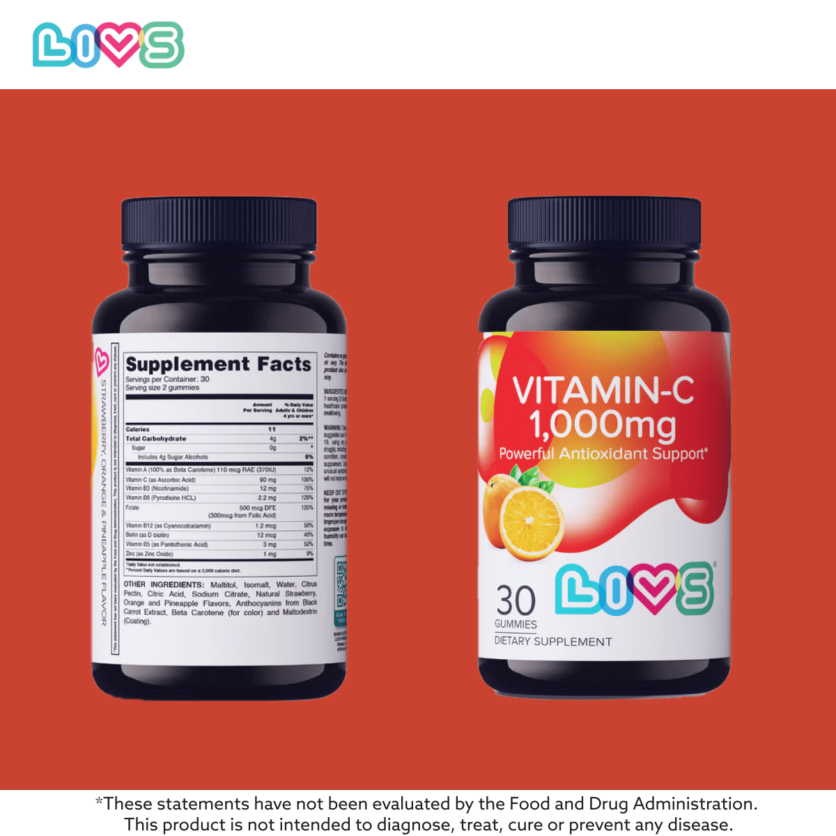 Vegan Vitamin C 1000mg Gummies