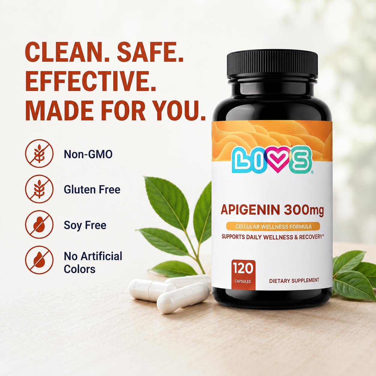 Best Apigenin 300mg capsules