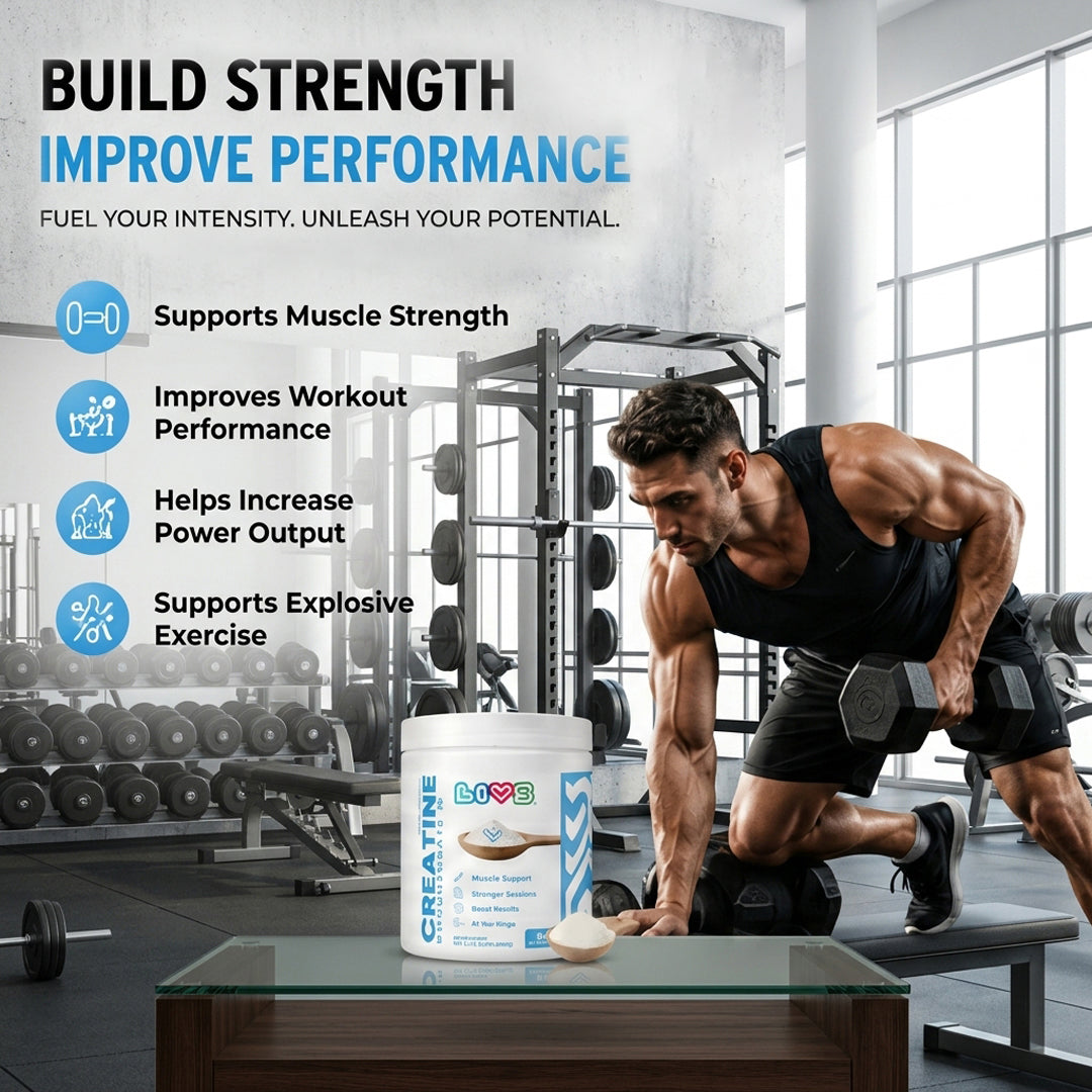 Improve Performance Creatine Monohydrate 5g