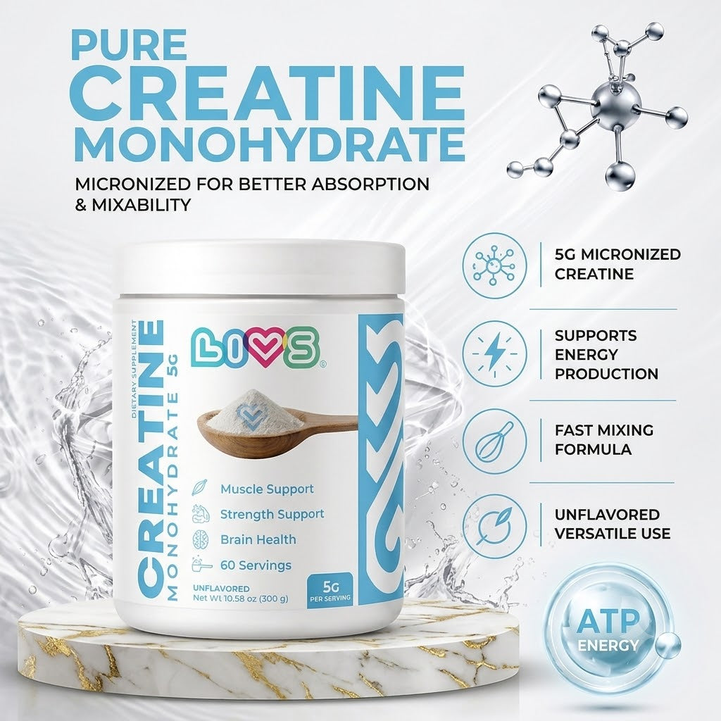 Creatine Monohydrate 5g (Unflavored)
