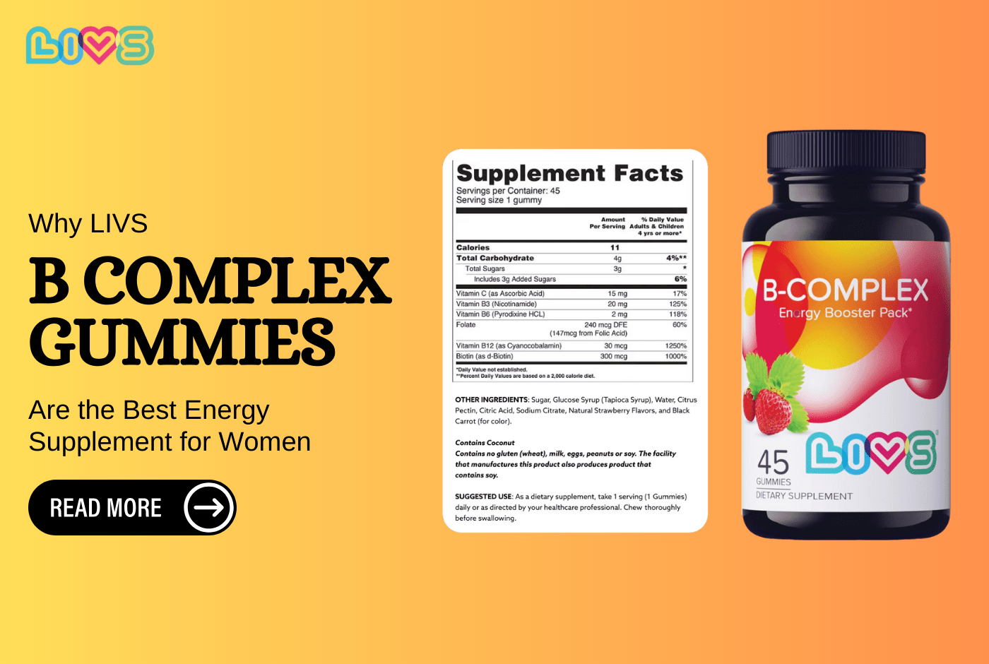Why LIVS B Complex Gummies Are the Best Energy Supplement for Women - LIVS Gummies
