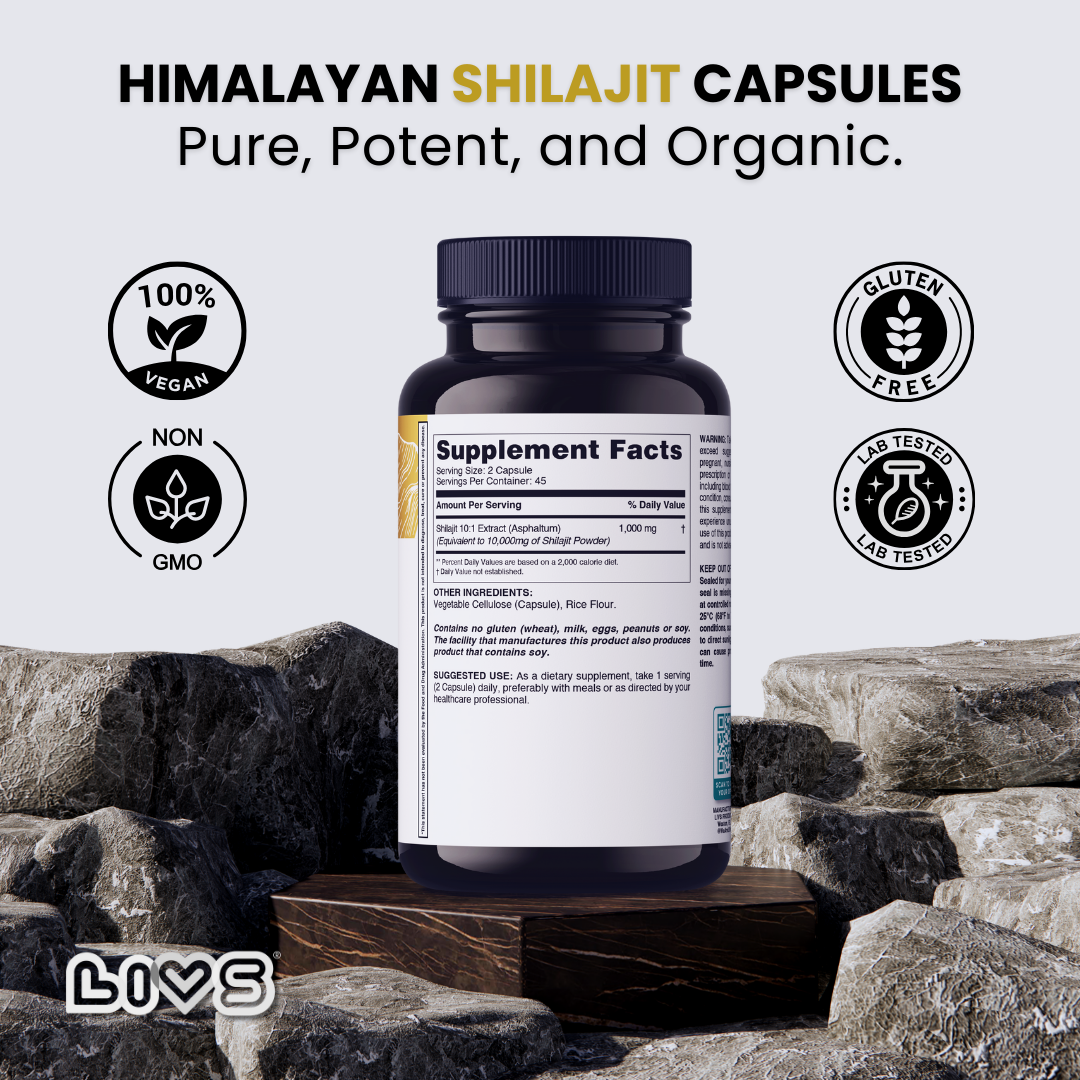 Raw Shilajit LIVS Vitamins