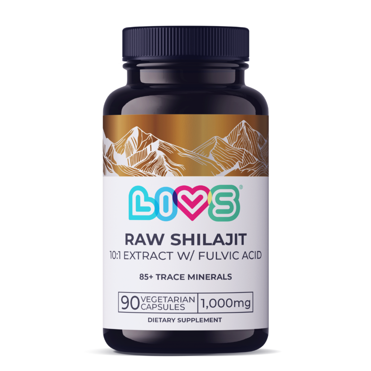 Cápsulas de Shilajit Crudo