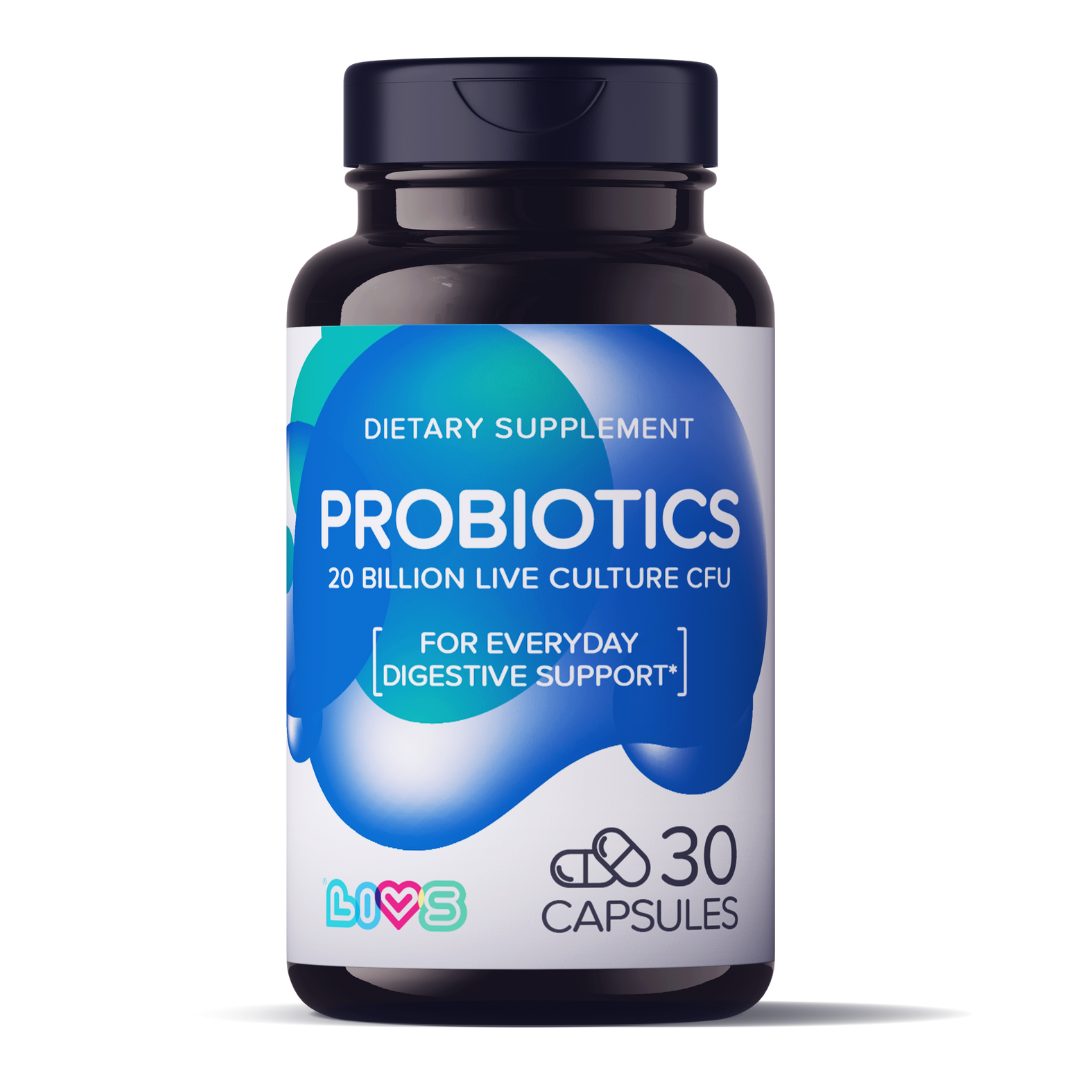 Probiotics (20B Live Culture CFUs) LIVS Vitamins