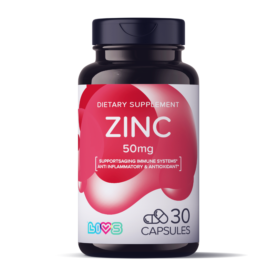 Zinc (50mg) LIVS Vitamins