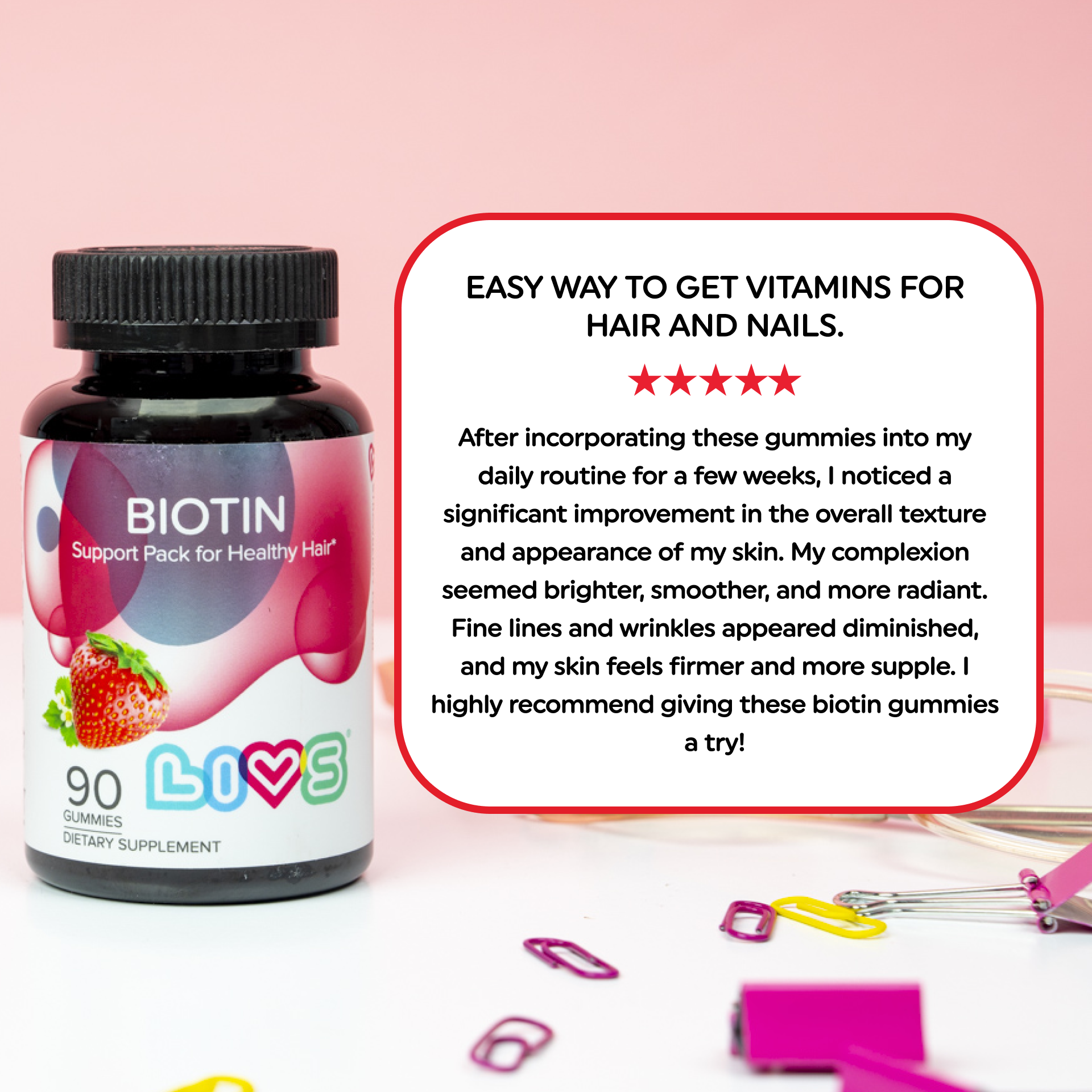 Biotin (10,000 mcg) LIVS